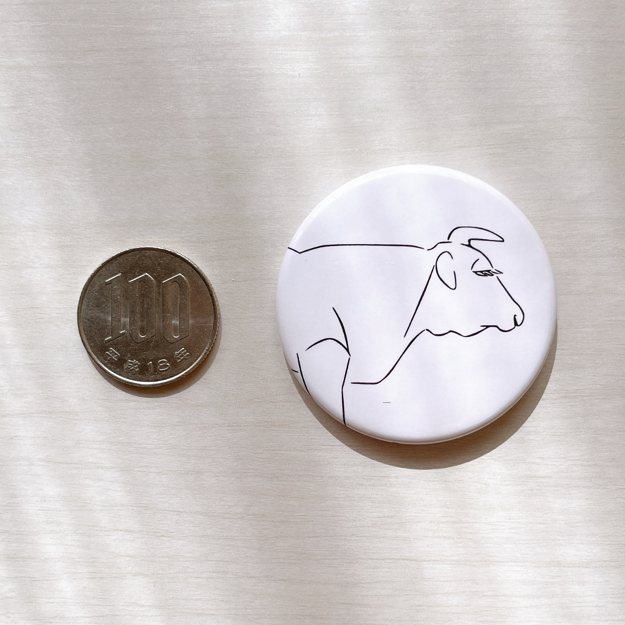 オリジナル缶バッジ (大善くん 通常Ver・大善くん 寝ているVer・牛)