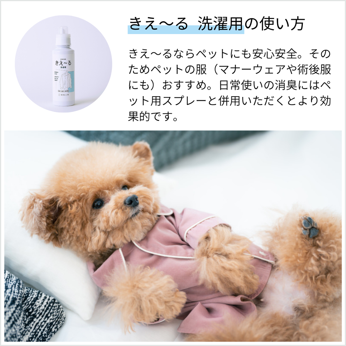 きえ〜る 洗濯用 600ml