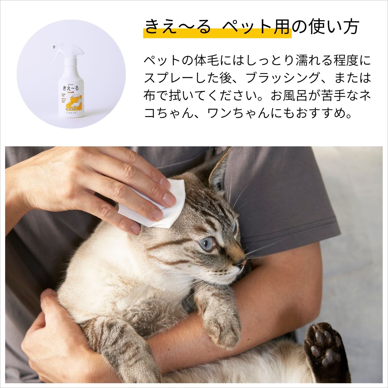 きえ〜る ペット用 400ml