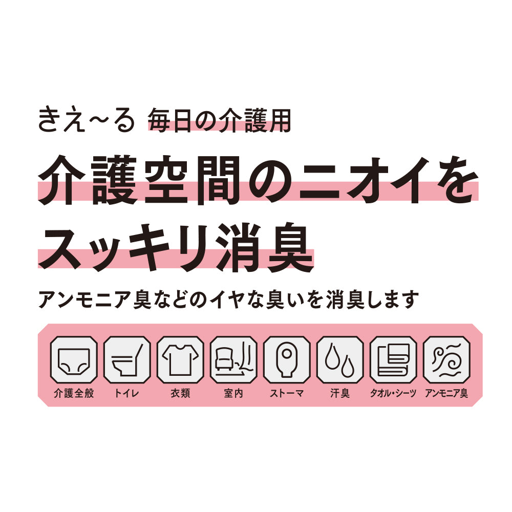 きえ〜る 毎日の介護用 詰替（500ml、1L、4L、18L）