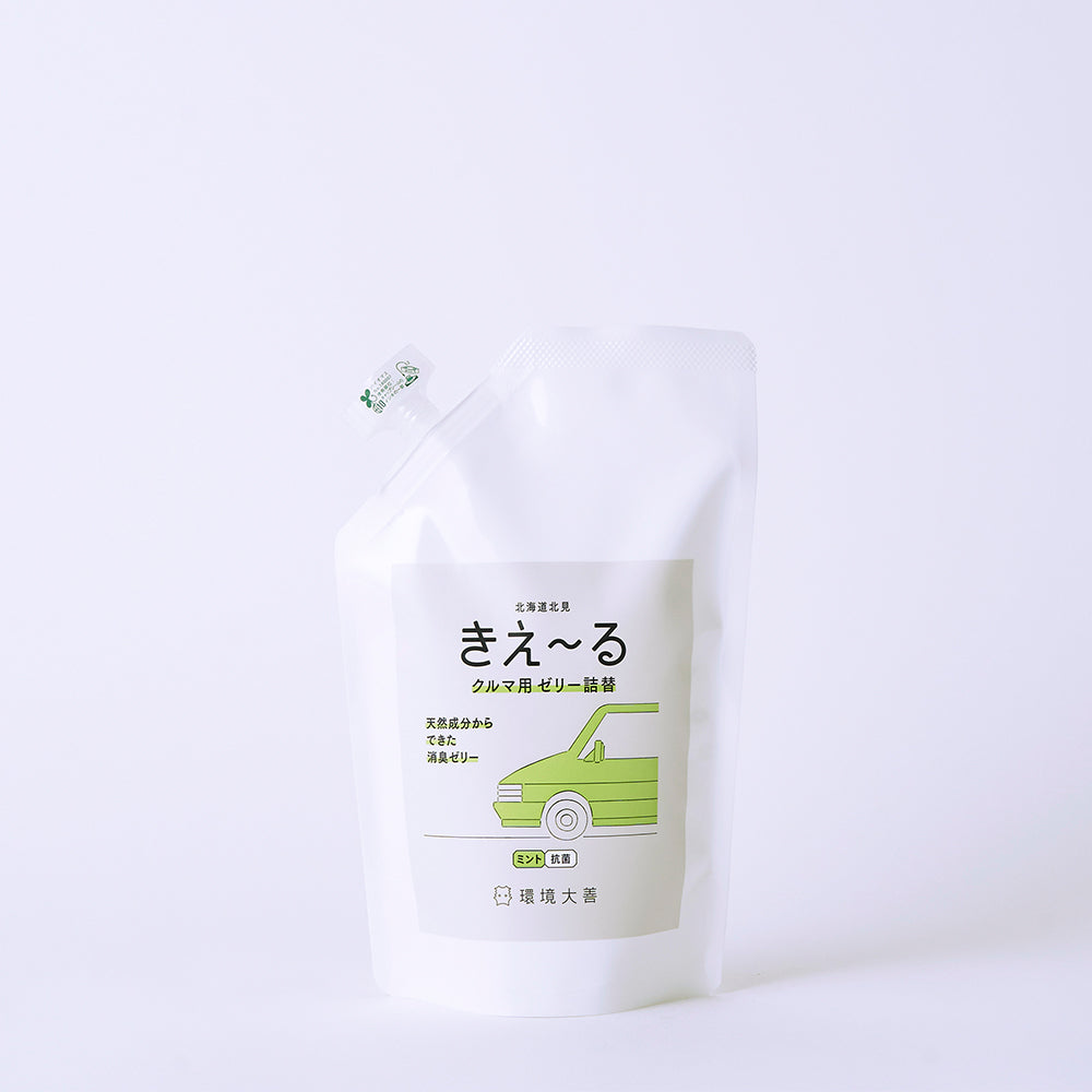 きえ〜る クルマ用 ゼリータイプ ミントの香り 詰替 480g